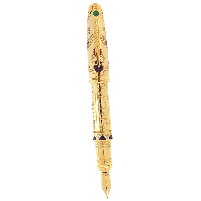 NEVER INKED 2004 ST DUPONT PHARAOH LIMITED EDITION FOUNTAIN PEN MINT BOXED OFFERED BY ANTIQUE DIGGER