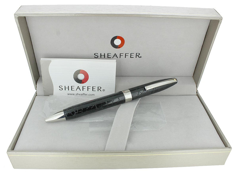CIRCA 2004 SHEAFFER LEGACY HERITAGE LIKE LEATHER FORMAL BLACK BALLPOINT PEN MINT OFFERED BY ANTIQUE DIGGER