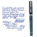 CIRCA 2004 VISCONTI WALL STREET BLUE PEARL LIMITED EDITION 18K MED NIB FOUNTAIN PEN OFFERED BY ANTIQUE DIGGER