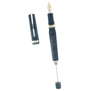 CIRCA 2004 VISCONTI WALL STREET BLUE PEARL LIMITED EDITION 18K MED NIB FOUNTAIN PEN OFFERED BY ANTIQUE DIGGER