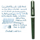 CIRCA 2004 VISCONTI WALL STREET GREEN PEARL 18K MEDIUM NIB FOUNTAIN PEN OFFERED BY ANTIQUE DIGGER