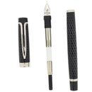 1996 WATERMAN LIAISON COBRA PATTERN W/SILVER TRIM 18K NIB FOUNTAIN PEN NEVER INKED OFFERED BY ANTIQUE DIGGER