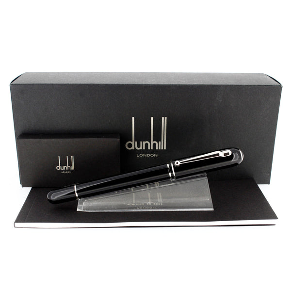 2005 ALFRED DUNHILL SIDECAR BLACK RESIN FOUNTAIN PEN NEVER INKED