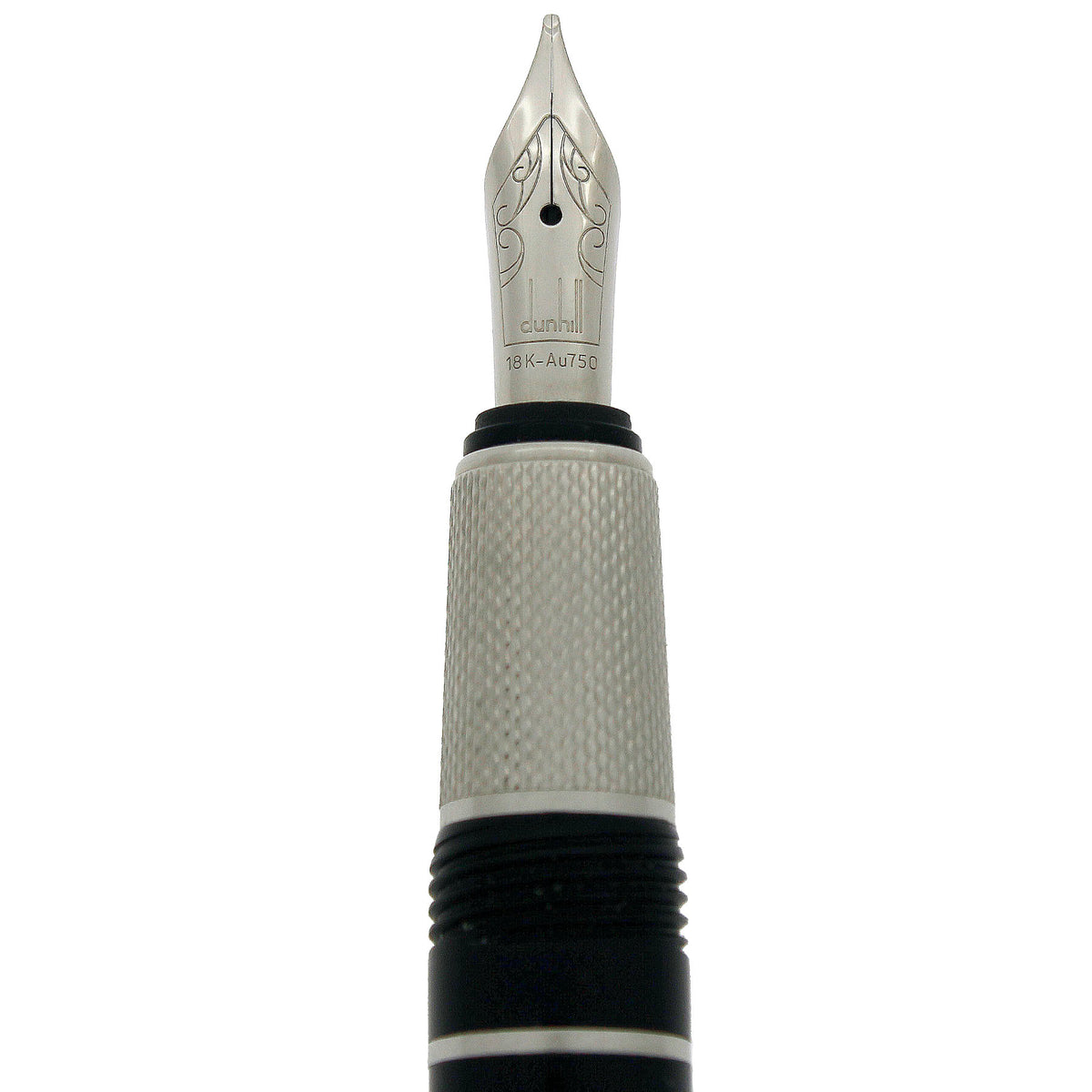 2005 ALFRED DUNHILL SIDECAR BLACK RESIN FOUNTAIN PEN NEVER INKED
