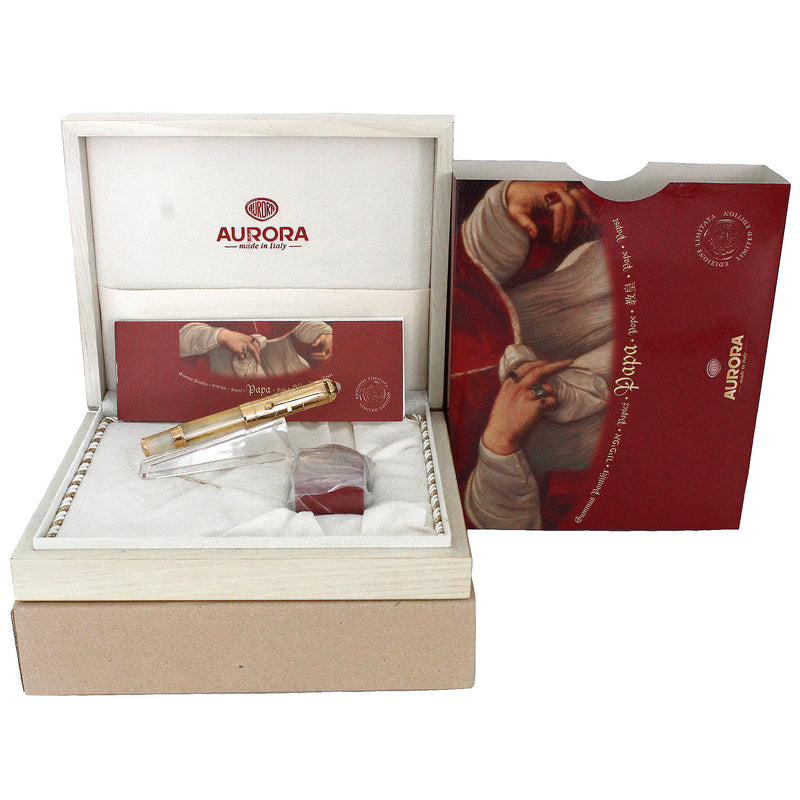 2005 AURORA PAPA BEATO (BLESSED POPE) LIMITED EDITION 341/1919 FOUNTAIN PEN NEVER INKED OFFERED BY ANTIQUE DIGGER