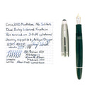 CIRCA 2005 MONTBLANC 146 SOLITAIRE STERLING DOUE BARLEY FOUNTAIN PEN RESTORED OFFERED BY ANTIQUE DIGGER