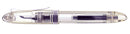 OMAS 360 CLEAR VISION DEMONSTRATOR WHITE TRIM PISTON FILLER EF 18K NIB FOUNTAIN PEN OFFERED BY ANTIQUE DIGGER