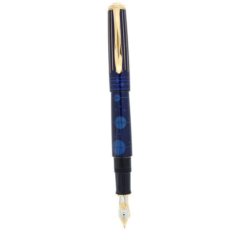 NEVER INKED 2005 PELIKAN M1000 CAELUM LIMITED EDITION 45/580 FOUNTAIN PEN OFFERED BY ANTIQUE DIGGER