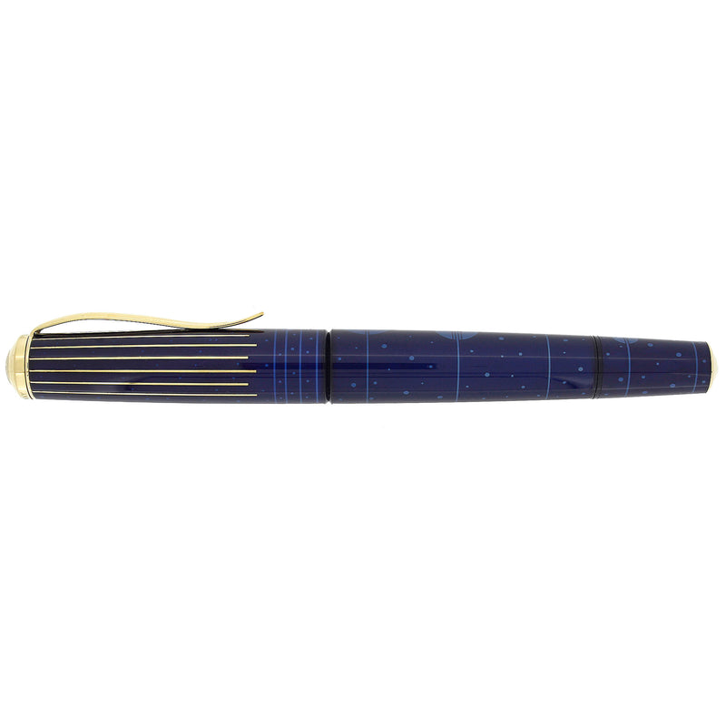 NEVER INKED 2005 PELIKAN M1000 CAELUM LIMITED EDITION 45/580 FOUNTAIN PEN OFFERED BY ANTIQUE DIGGER