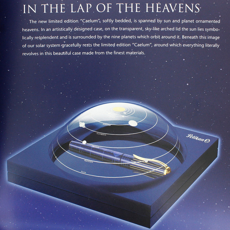 NEVER INKED 2005 PELIKAN M1000 CAELUM LIMITED EDITION 45/580 FOUNTAIN PEN OFFERED BY ANTIQUE DIGGER