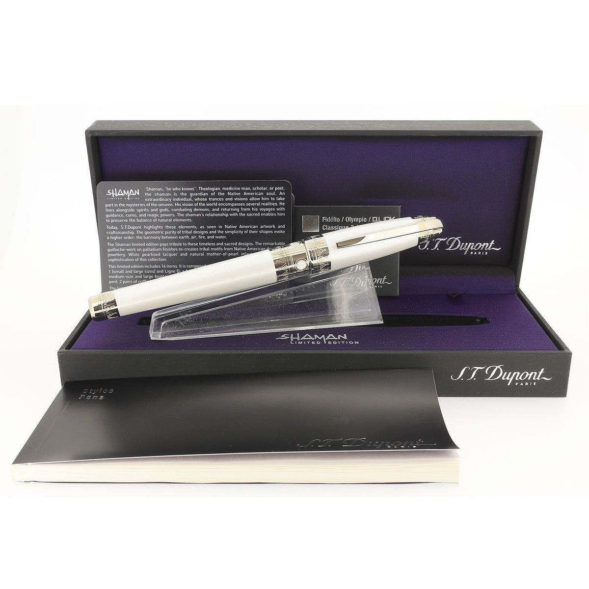 2005 S.T. DUPONT SHAMAN LIMITED EDITION 421/1929 FOUNTAIN PEN NEVER IN