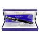 WATERMAN EXCEPTION NIGHT & DAY BLACK LACQUER SILVER TRIM 18K M NIB FOUNTAIN PEN NEVER INKED OFFERED BY ANTIQUE DIGGER