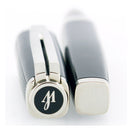 WATERMAN EXCEPTION NIGHT & DAY BLACK LACQUER SILVER TRIM 18K M NIB FOUNTAIN PEN NEVER INKED OFFERED BY ANTIQUE DIGGER