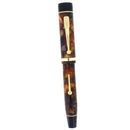 2006 CONWAY STEWART CHURCHILL CLASSIC BROWN 18K CAP BANDING LIMITED EDITION 178/368 FOUNTAIN PEN OFFERED BY ANTIQUE DIGGER