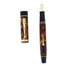 2006 CONWAY STEWART CHURCHILL CLASSIC BROWN 18K CAP BANDING LIMITED EDITION 178/368 FOUNTAIN PEN OFFERED BY ANTIQUE DIGGER