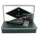 2006 CONWAY STEWART NELSON SCARLET WHIRL 18K TRIM LE 44/628 FOUNTAIN PEN MINT OFFERED BY ANTIQUE DIGGER