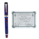 2006 CONWAY STEWART NELSON SCARLET WHIRL 18K TRIM LE 44/628 FOUNTAIN PEN MINT OFFERED BY ANTIQUE DIGGER