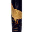 NEVER INKED 2006 DANITRIO DENSHO TOKI CRESTED IBIS EBONITE MAKI-E ARTIST OKAZAKI FOUNTAIN PEN