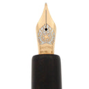 NEVER INKED 2006 DANITRIO DENSHO TOKI CRESTED IBIS EBONITE MAKI-E ARTIST OKAZAKI FOUNTAIN PEN