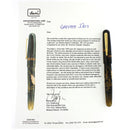 NEVER INKED 2006 DANITRIO DENSHO TOKI CRESTED IBIS EBONITE MAKI-E ARTIST OKAZAKI FOUNTAIN PEN