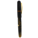 NEVER INKED 2006 DANITRIO DENSHO TOKI CRESTED IBIS EBONITE MAKI-E ARTIST OKAZAKI FOUNTAIN PEN