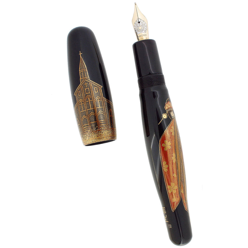 C2006 DANITRIO EBONITE MADAME BUTTERFLY LIMITED EDITION 8/100 ARTIST KITAHAMA FOUNTAIN PEN OFFERED BY ANTIQUE DIGGER