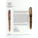 NEVER INKED 2006 DANITRIO DENSHO MOUNT HORAI EBONITE MAKI-E ARTIST OKAZAKI FOUNTAIN PEN OFFERED BY ANTIQUE DIGGER