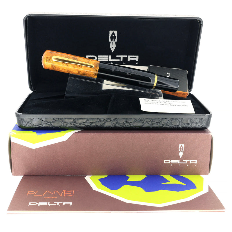 2006 DELTA PLANET COLLECTION BROWN/AFRICA SPECIAL EDITION FOUNTAIN PEN