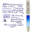 CIRCA 2006 KRONE AEGEAN GRADIENT MOTHER OF PEARL LIMITED EDITION 25/388 FOUNTAIN PEN MINT OFFERED BY ANTIQUE DIGGER