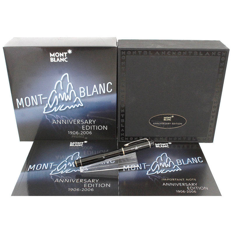 2006 MONTBLANC 100 YEARS ANNIVERSARY EDITION 18K M NIB FOUNTAIN PEN NEVER INKED OFFERED BY ANTIQUE DIGGER