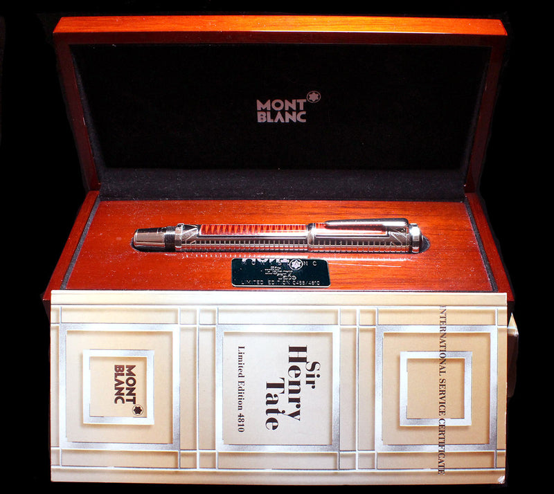 NEVER INKED 2006 MONTBLANC PATRON OF THE ARTS SIR HENRY TATE LIMITED EDITION FOUNTAIN PEN OFFERED BY ANTIQUE DIGGER