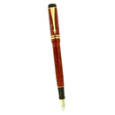 2006 PARKER DUOFOLD INTERNATIONAL JASPER RED 18K MED NIB FOUNTAIN PEN OFFERED BY ANTIQUE DIGGER