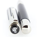 2006 PELIKAN M625 SOUVERAN STERLING TRIM & TRANSPARENT DARK BLUE BARREL 18K MED Nib FOUNTAIN PEN MINT OFFERED BY ANTIQUE DIGGER