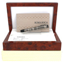 2006 VISCONTI ROMANICA LIMITED EDITION 134/1000 STERLING SILVER FOUNTAIN PEN NEVER INKED OFFERED BY ANTIQUE DIGGER