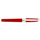 2004 S.T. DUPONT OLYMPIO RED PLACED METAL 18K M NIB LARGE FOUNTAIN PEN MINT OFFERED BY ANTIQUE DIGGER
