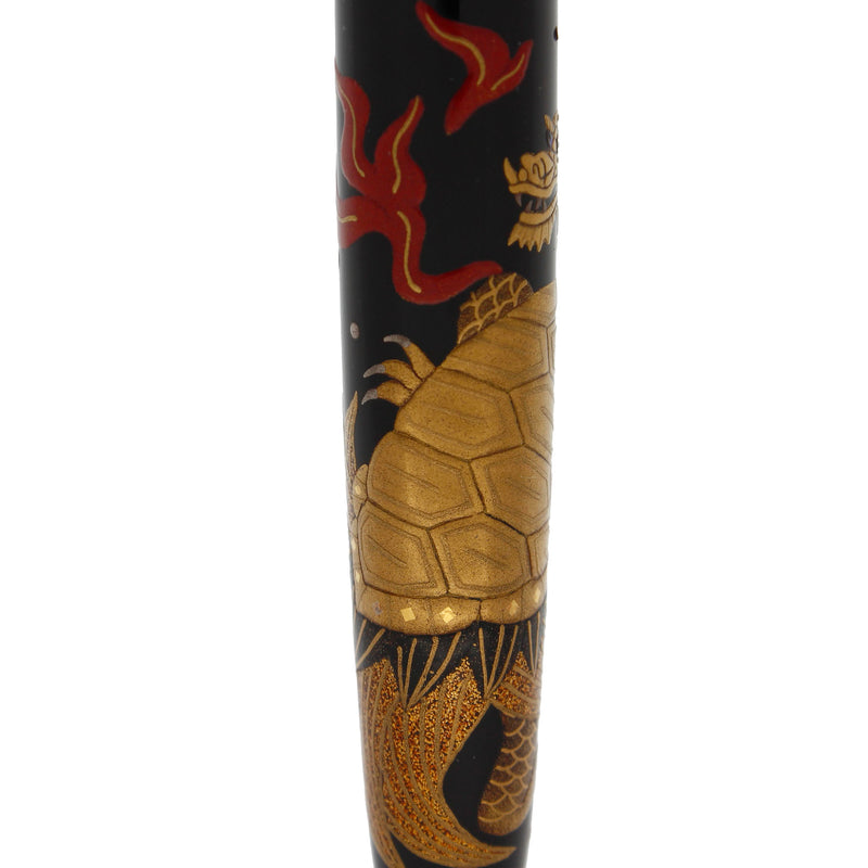 SCARCE 2006 SAILOR KING OF PEN MAKI-E KI-RYU TURTLE BY ARTIST KOUSEN OSHITA FOUNTAIN PEN OFFERED BY ANTIQUE DIGGER