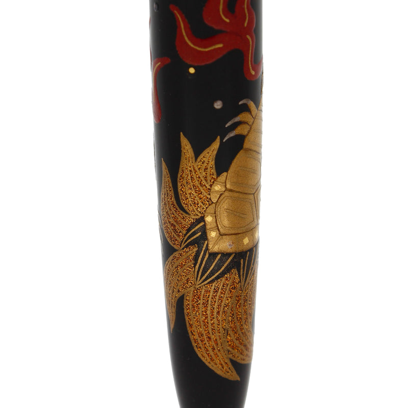 SCARCE 2006 SAILOR KING OF PEN MAKI-E KI-RYU TURTLE BY ARTIST KOUSEN OSHITA FOUNTAIN PEN OFFERED BY ANTIQUE DIGGER