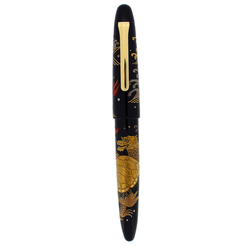 SCARCE 2006 SAILOR KING OF PEN MAKI-E KI-RYU TURTLE BY ARTIST KOUSEN OSHITA FOUNTAIN PEN OFFERED BY ANTIQUE DIGGER