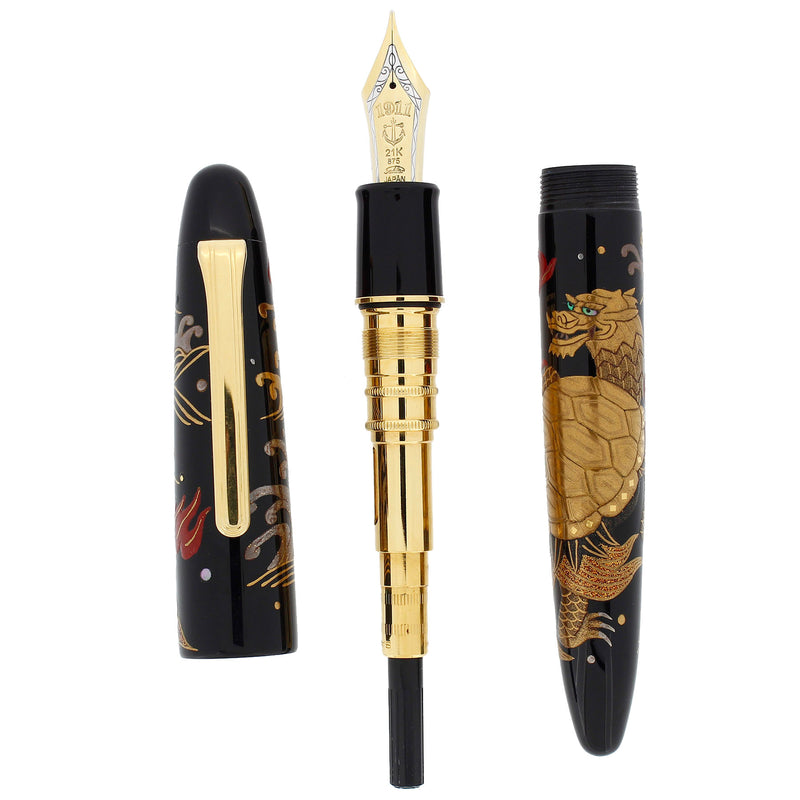 SCARCE 2006 SAILOR KING OF PEN MAKI-E KI-RYU TURTLE BY ARTIST KOUSEN OSHITA FOUNTAIN PEN OFFERED BY ANTIQUE DIGGER