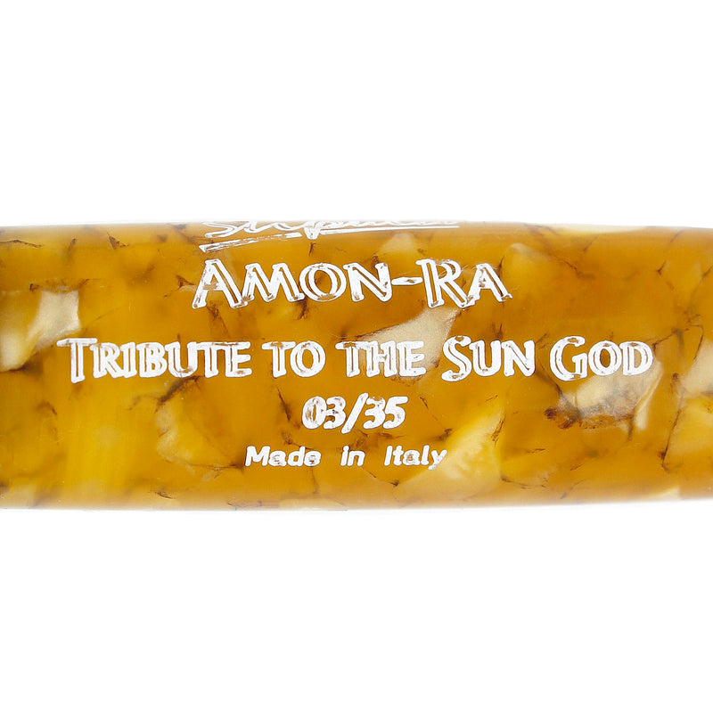2006 STIPULA ETRURIA AMON-RA SUN GOD 18K MED NIB LIMITED EDITION 3/35 FOUNTAIN PEN NEVER INKED