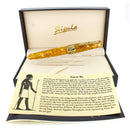 SCARCE 2006 STIPULA AMON-RA SUN GOD 18K MED NIB LIMITED EDITION 3/35 FOUNTAIN PEN NEVER INKED OFFERED BY ANTIQUE DIGGER
