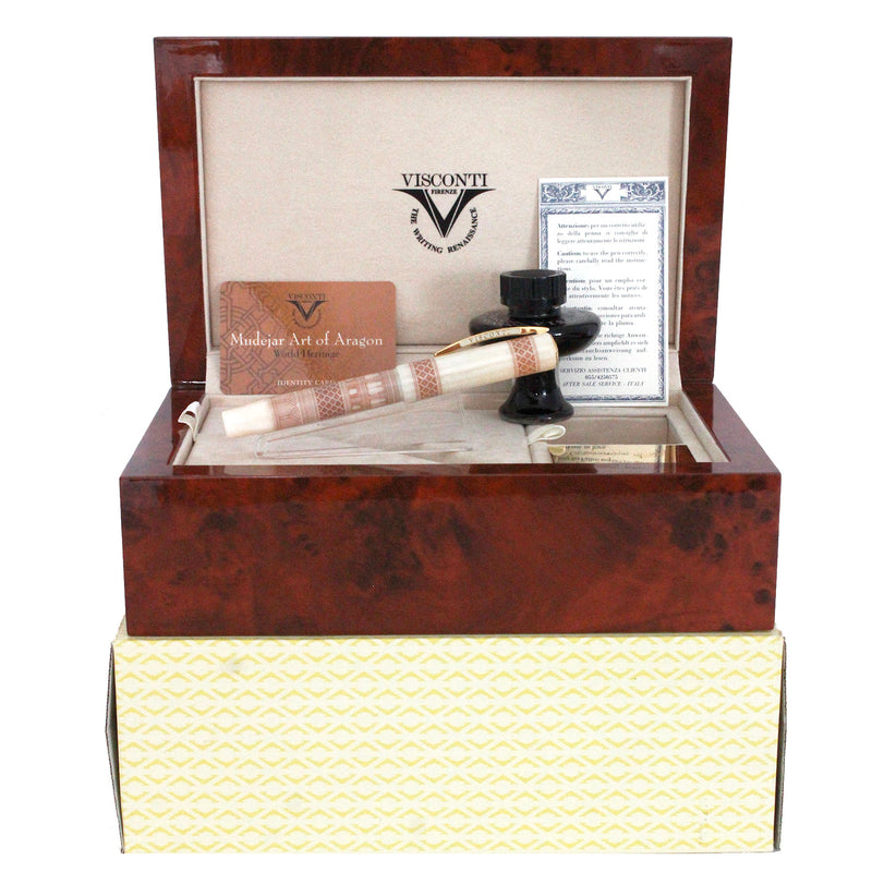 2006 VISCONTI MUDEJAR ART OF ARAGON LIMITED EDITION 403/600 SCRIMSHAW  FOUNTAIN PEN NEVER INKED OFFERED BY ANTIQUE DIGGER