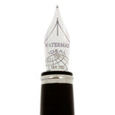 WATERMAN EXCEPTION NIGHT & DAY BLACK LACQUER PLATINUM TRIM 18K M NIB FOUNTAIN PEN OFFERED BY ANTIQUE DIGGER