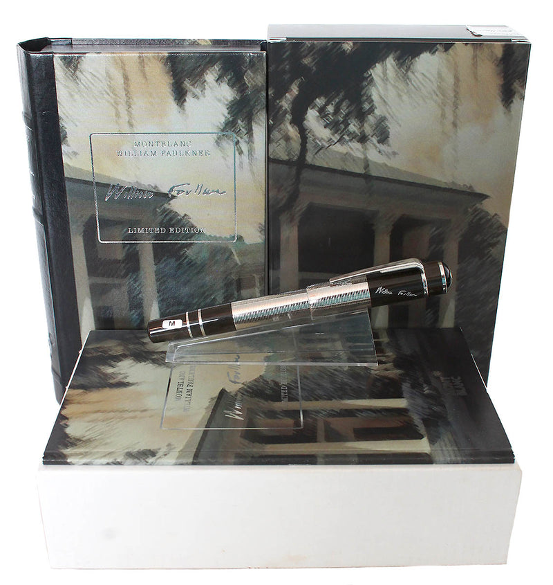 NEVER INKED 2009 MONTBLANC WILLIAM FAULKNER WRITER'S SERIES LIMITED EDITION FOUNTAIN PEN OFFERED BY ANTIQUE DIGGER