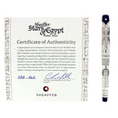 SCARCE 2006 SHEAFFER STARS OF EGYPT STERLING SILVER LIMITED EDITION 38/360 FOUNTAIN PEN NEVER INKED OFFERED BY ANTIQUE DIGGER
