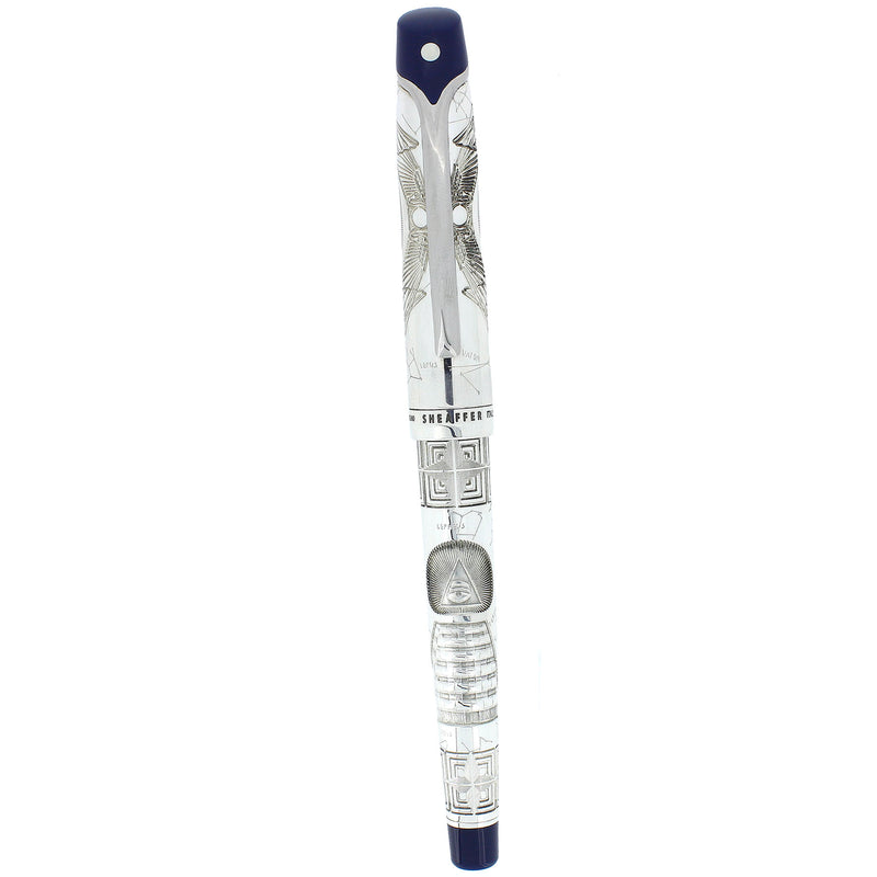 SCARCE 2006 SHEAFFER STARS OF EGYPT STERLING SILVER LIMITED EDITION 38/360 FOUNTAIN PEN NEVER INKED OFFERED BY ANTIQUE DIGGER