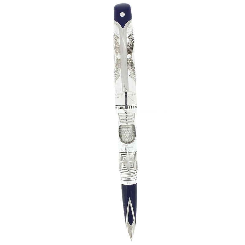 SCARCE 2006 SHEAFFER STARS OF EGYPT STERLING SILVER LIMITED EDITION 38/360 FOUNTAIN PEN NEVER INKED OFFERED BY ANTIQUE DIGGER