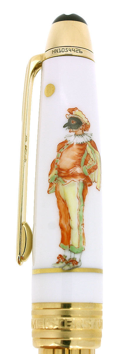2007 MONTBLANC ANNUAL EDITION VENETIAN CARNIVAL PULCINELLA LIMITED EDITION FOUNTAIN PEN NEVER INKED OFFERED BY ANTIQUE DIGGER