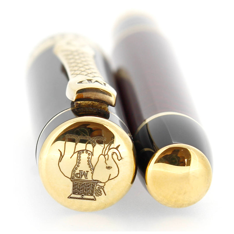 2008 MICHEL PERCHIN MP5 LIMITED EDITION 27/188 STERLING VERMEIL TRIM FOUNTAIN PEN MINT OFFERED BY ANTIQUE DIGGER