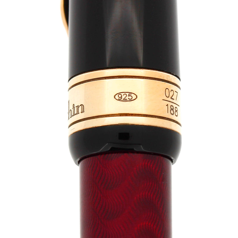 2008 MICHEL PERCHIN MP5 LIMITED EDITION 27/188 STERLING VERMEIL TRIM FOUNTAIN PEN MINT OFFERED BY ANTIQUE DIGGER